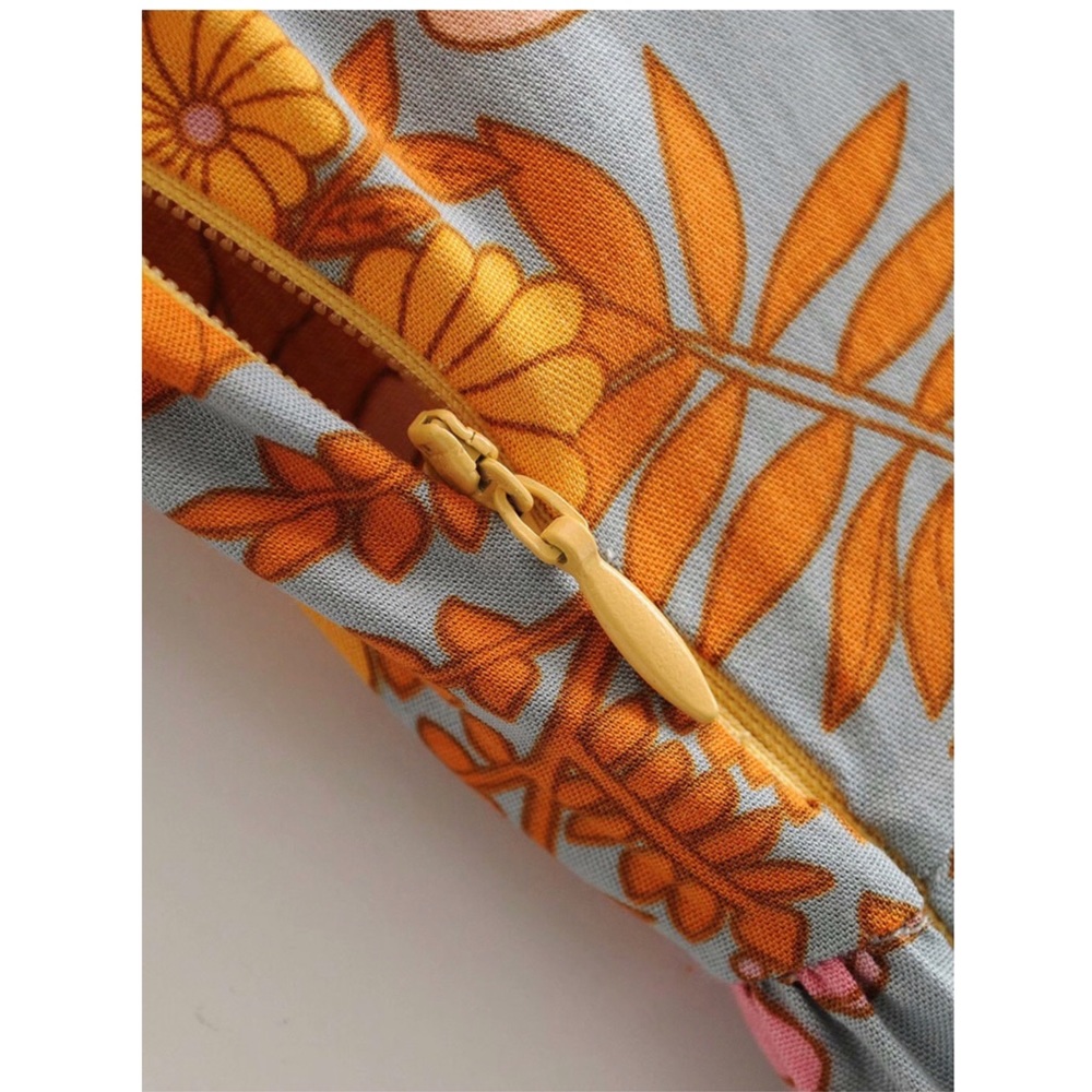 Boho Chic Floral A-Line Mini Dress NEW - Picture 10 of 15